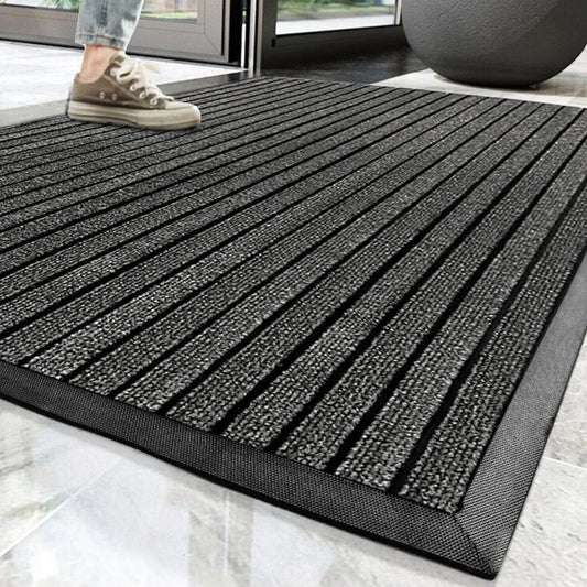 Heavy Duty Door Mat Non Slip Washable Rug Mat Indoor Outdoor Entrance Mat