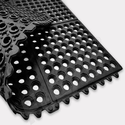 Playground Safety Mat Interlocking Grass Rubber Mat Gateway Golf Course