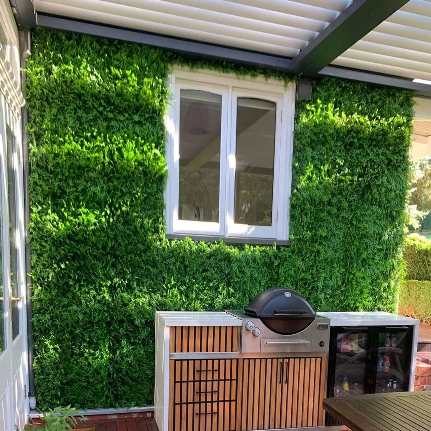 Commercial Grade Artificial Fern Foliage Living Wall Indoor & Outdoor use