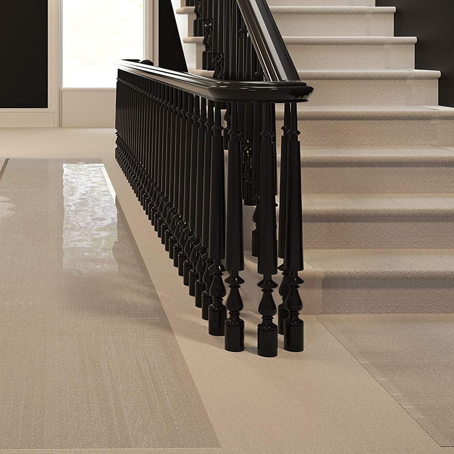 Heavy Duty Clear Vinyl Plastic Carpet Protector Home Office Hallway Runner Film Mat Roll