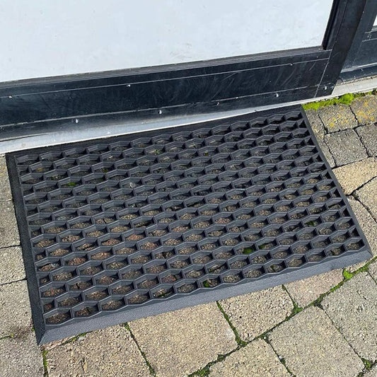Heavy Duty Rubber Entrance Mat Drainage Non Slip Indoor & Outdoor Mats
