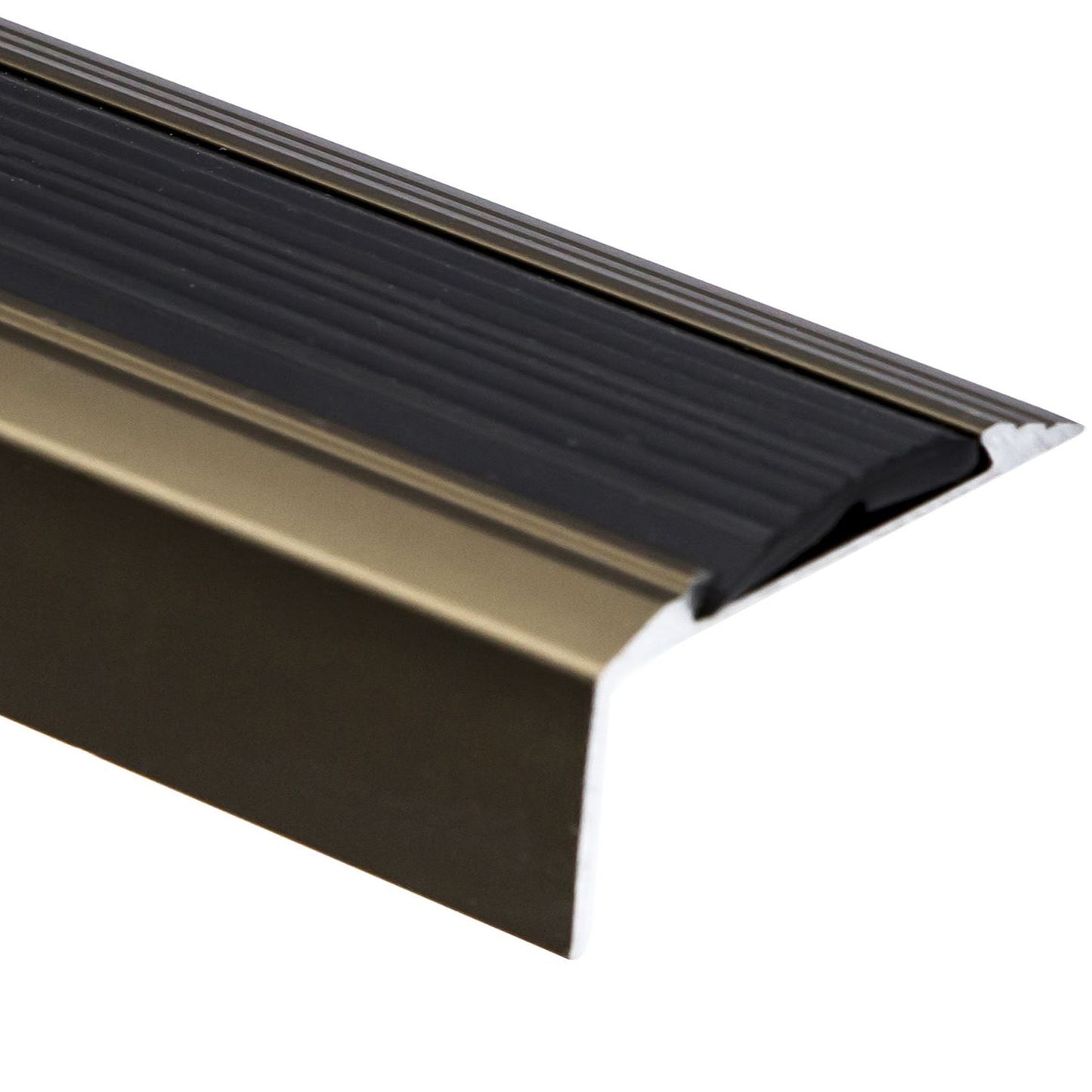 Non Slip Corner Edge Trim Anodised Aluminium Stair Nosing Edge Trim Step Nosing 1.2m