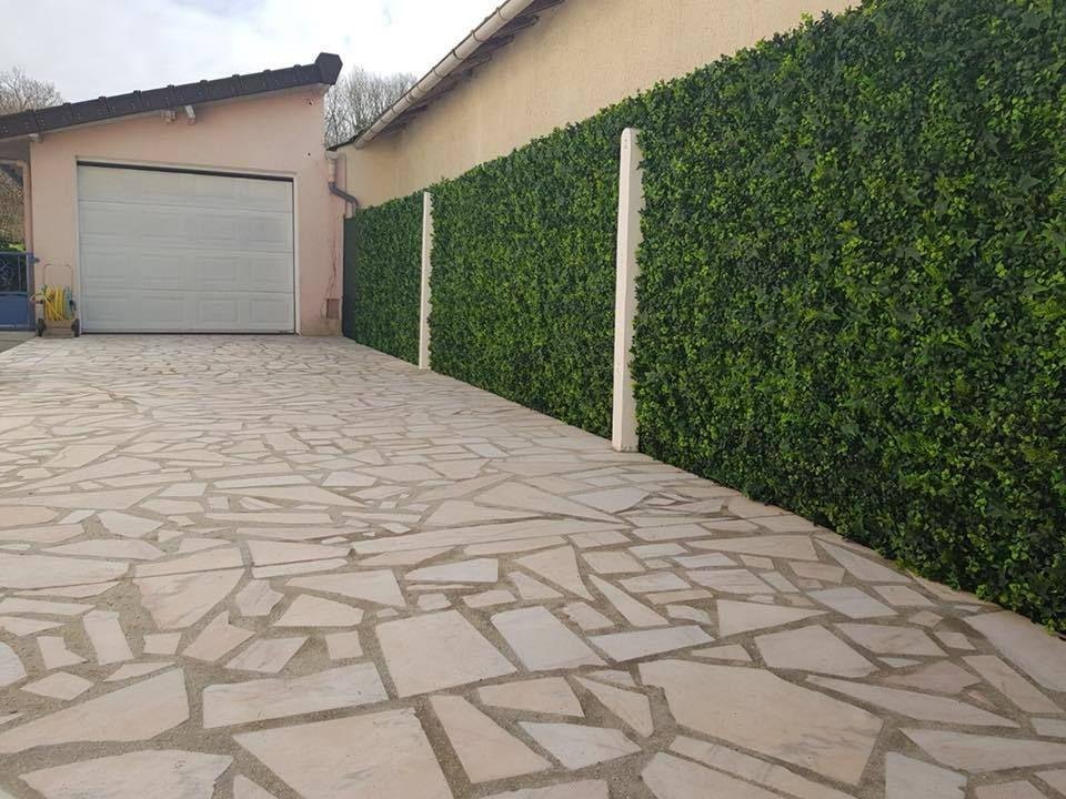 Premium Rectangle Green Artificial Boxwood Mat Outdoor and Indoor
