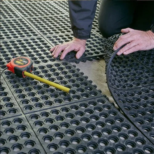 Playground Safety Mat Interlocking Grass Rubber Mat Gateway Golf Course