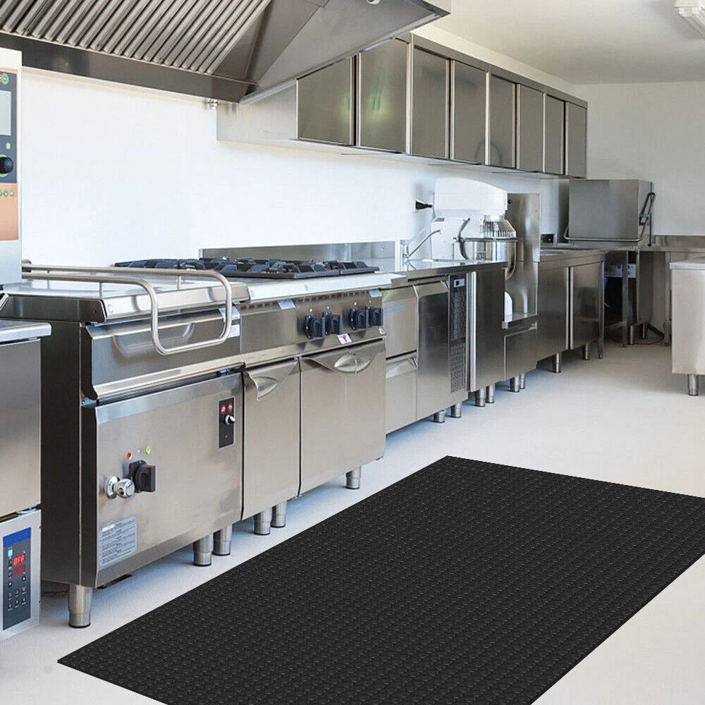 Heavy Duty Garage Car Floor Protect Mat Tough and Durable Matting with Coin Design