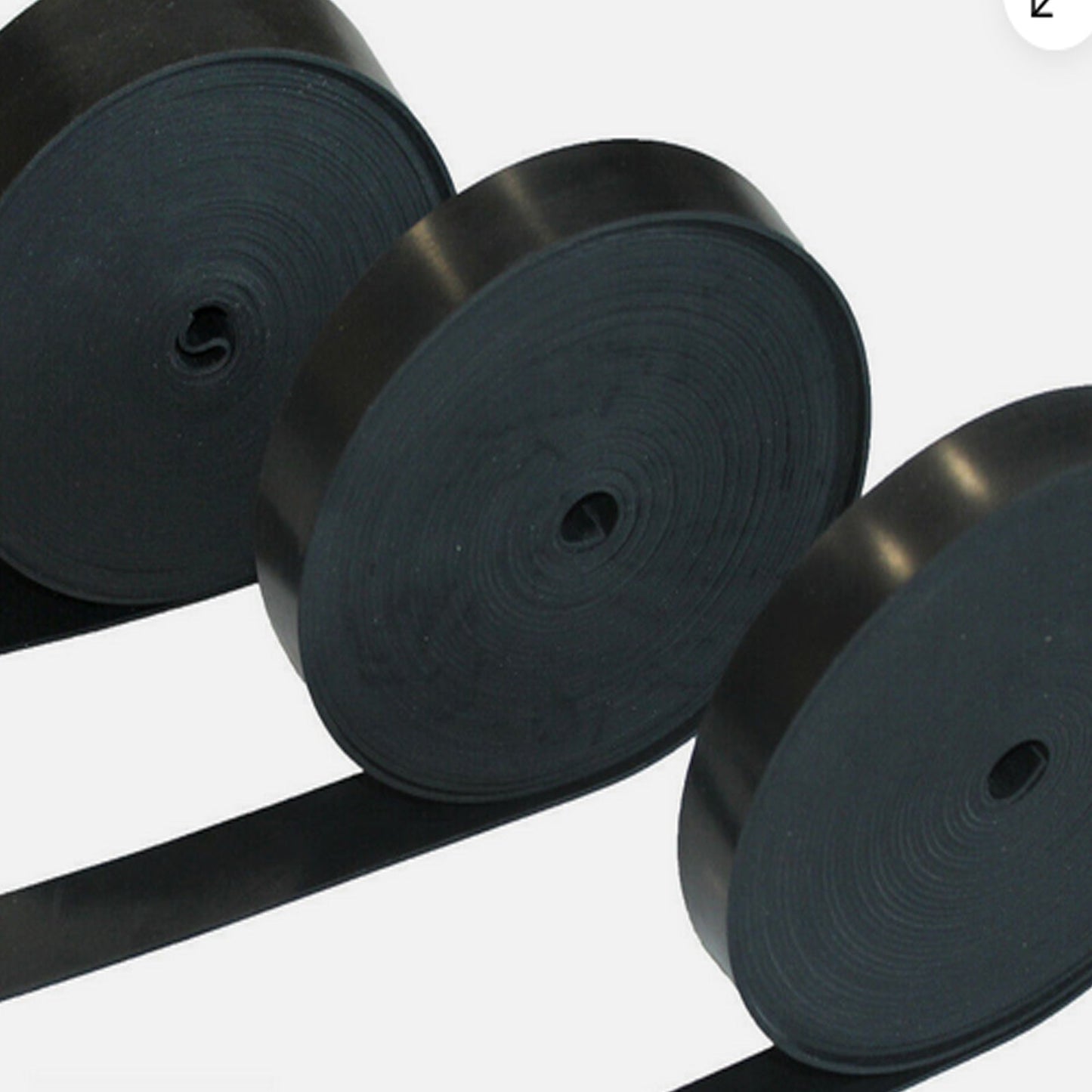 Solid Neoprene Rubber Strip 5m Length