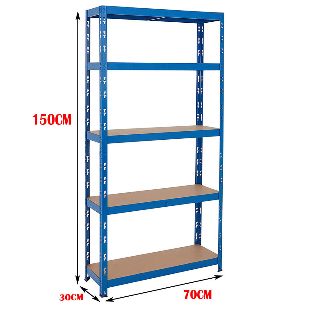 Heavy Duty Steel Shelve 5 Tier with Strong MDF Boards