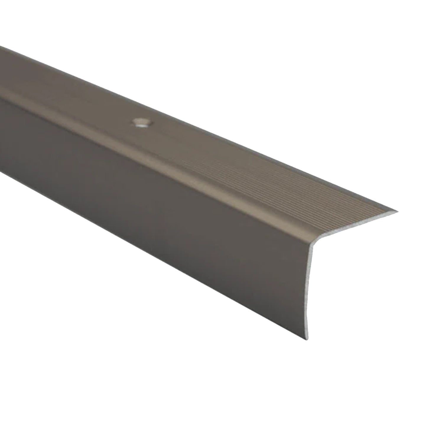 Non Slip Ribbed Treads Stair Nosing Edge Trim High Quality Anodised Aluminium Stair Nosing Edge