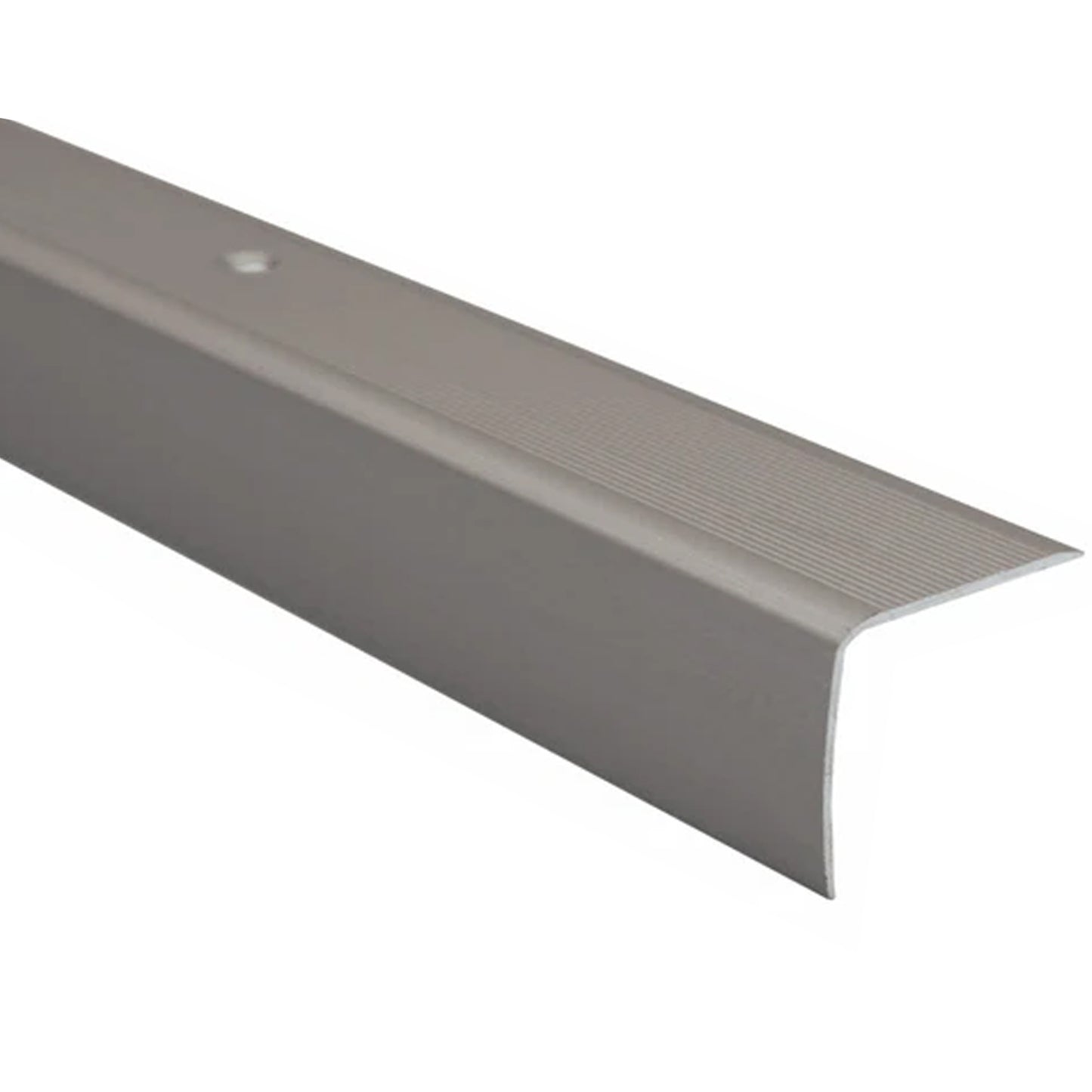 Non Slip Ribbed Treads Stair Nosing Edge Trim High Quality Anodised Aluminium Stair Nosing Edge