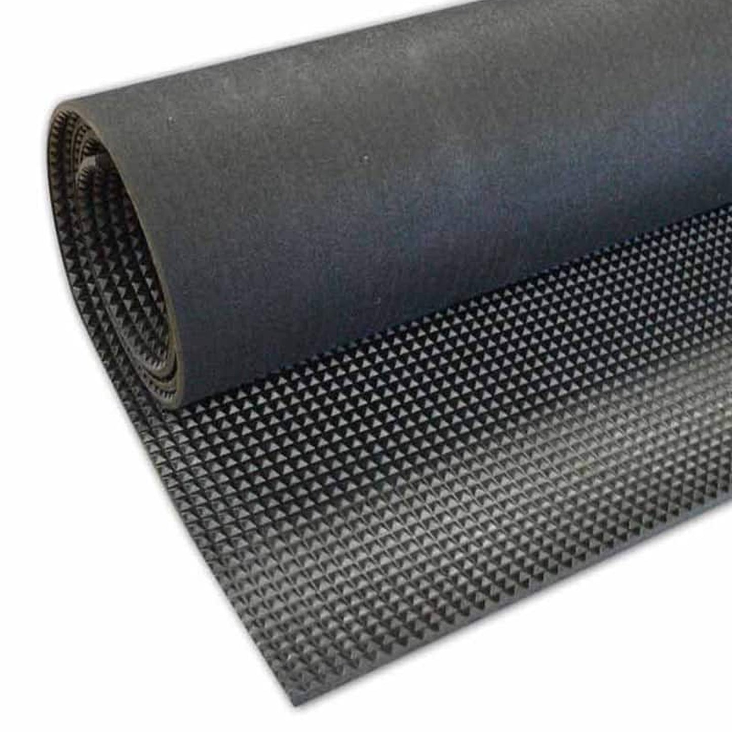 Non Slip Pyramid Rubber Mat Commercial Flooring