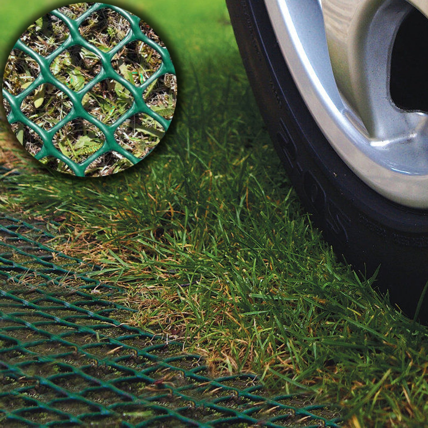 Car Parking Ground Protection Grass Turf Reinforcement Mesh