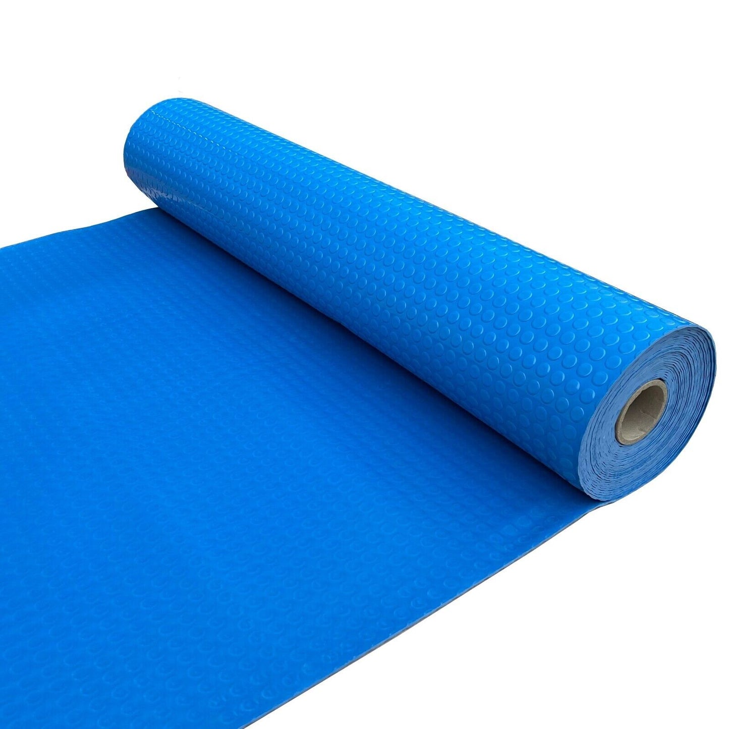 PVC Vinyl Coin Penny Flooring Heavy Duty Matting Garage Work Van Gym Matting Blue
