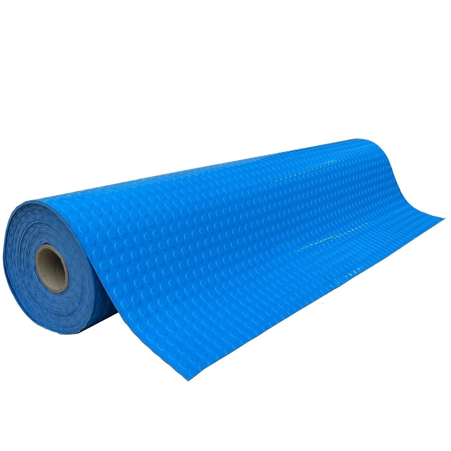 PVC Vinyl Coin Penny Flooring Heavy Duty Matting Garage Work Van Gym Matting Blue