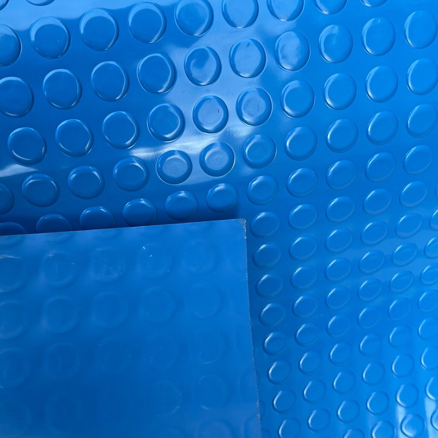 PVC Vinyl Coin Penny Flooring Heavy Duty Matting Garage Work Van Gym Matting Blue