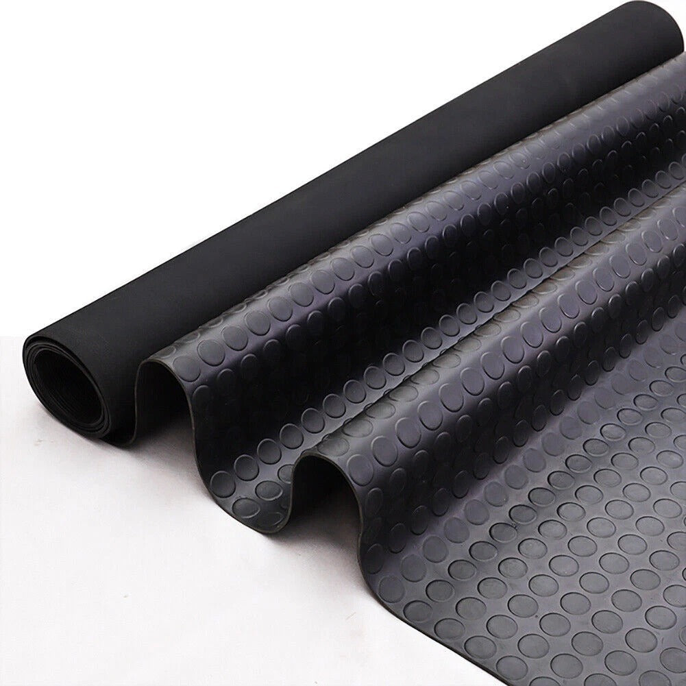 Heavy Duty Garage Car Floor Protect Mat Tough and Durable Matting with Coin Design