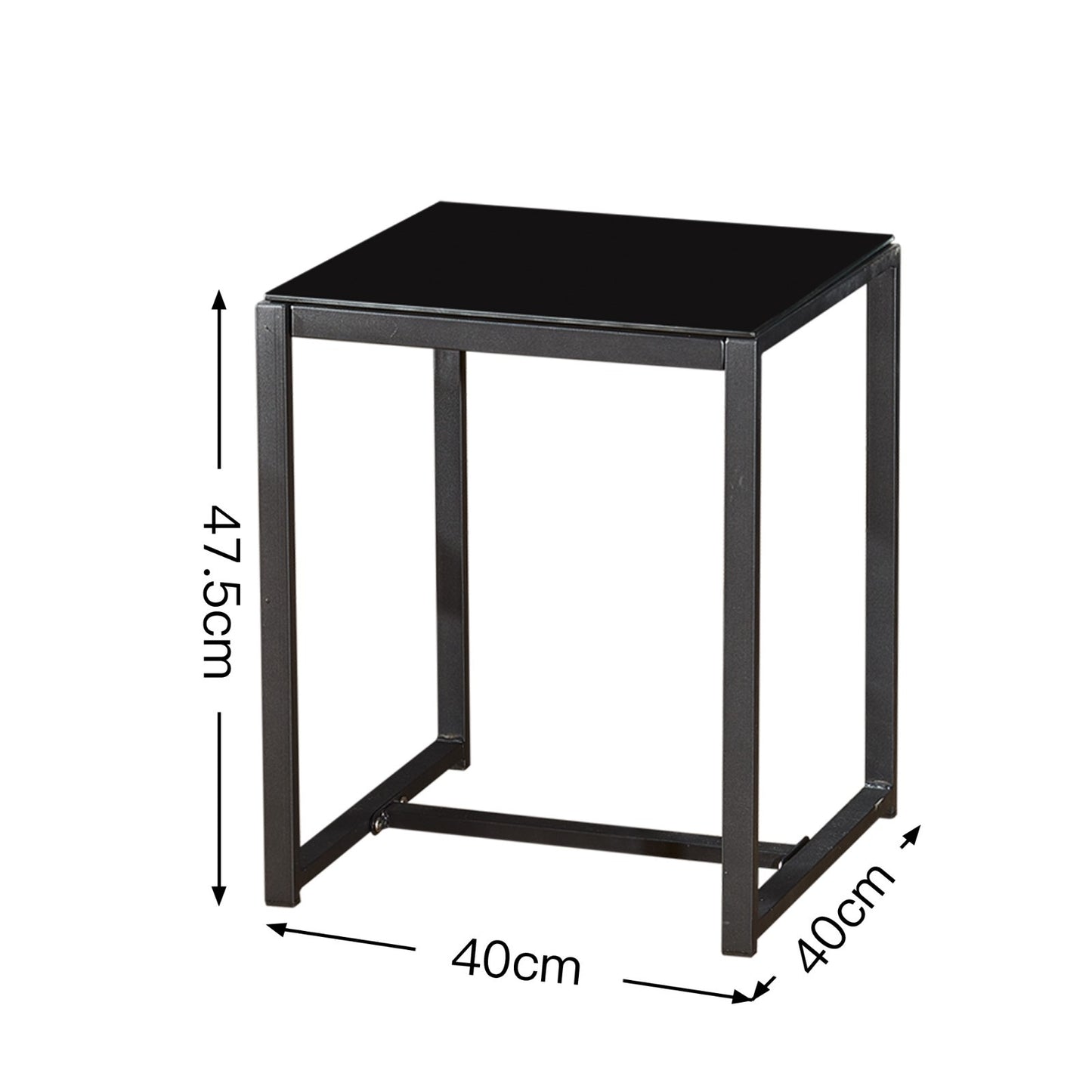 Rattan Bistro Set Outdoor Garden Furniture Table & 2 Chairs Patio Set Black 3 Piece