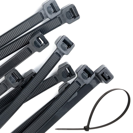 Cable Ties Black Nylon Zip Tie Wraps Various Sizes